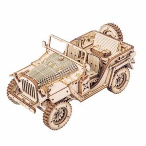 Army jeep 3D puslespil fra Rokrâ¢